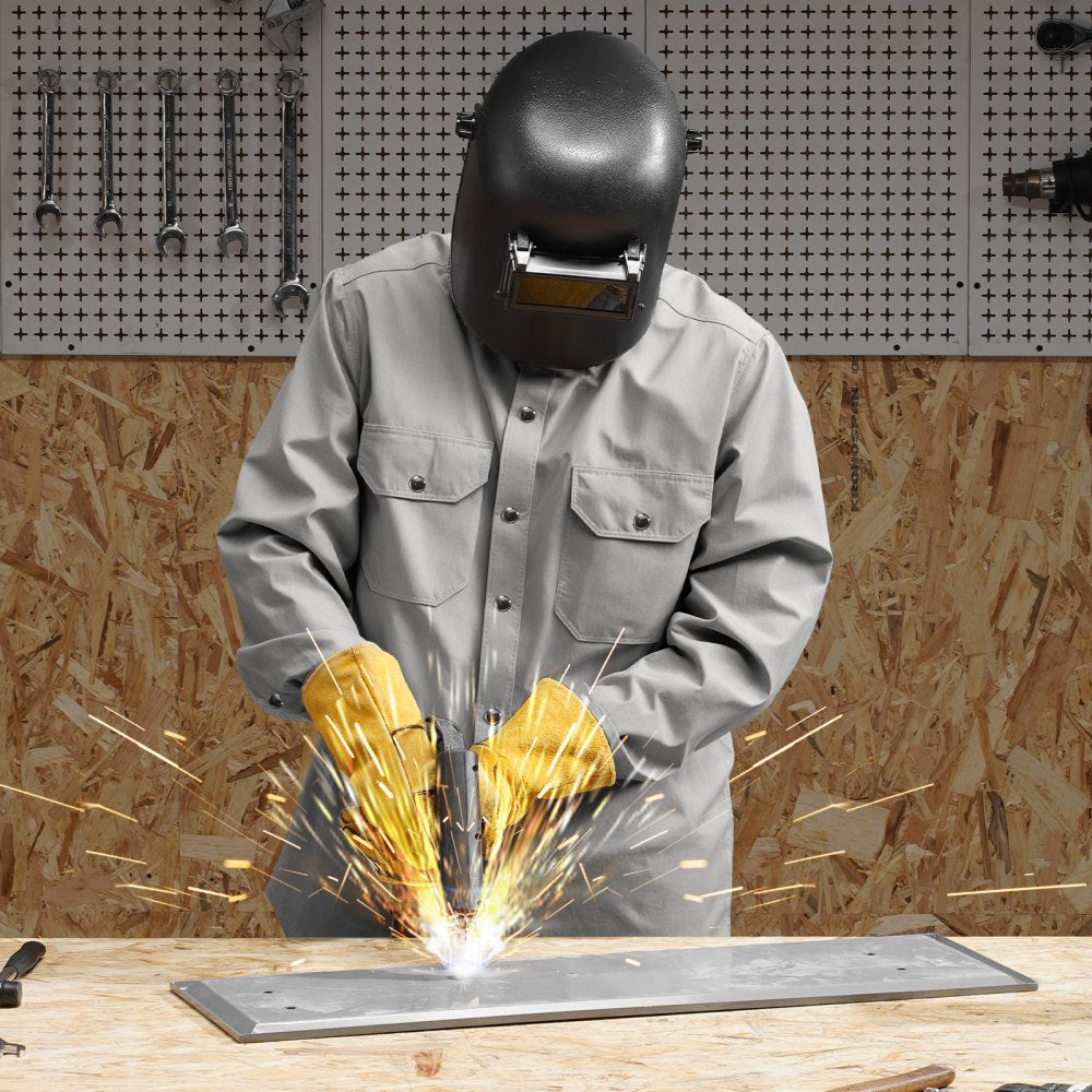 Flame-Resistant Welding Jacket 7oz FR Cotton Welding Safety Jacket M Size