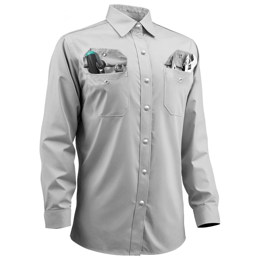 Flame-Resistant Welding Jacket 7oz FR Cotton Welding Safety Jacket M Size