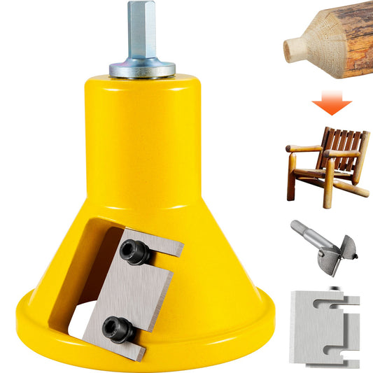 VEVOR Tenon Cutter Log Furniture Kit 1.5"/38mm w/4 Blades Commercial Beginner