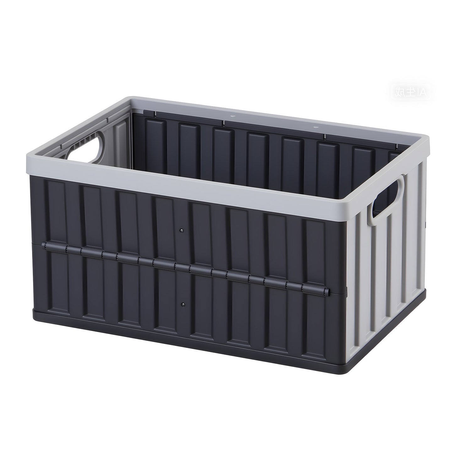 Plastic Collapsible Storage Bins with Lids, 65L 3 Packs, Stackable Folding Storage Crates with Handles, Holds 38 kg Per Bin, Heavy Duty Containers, Space-Saving Baskets, for Home Organizing