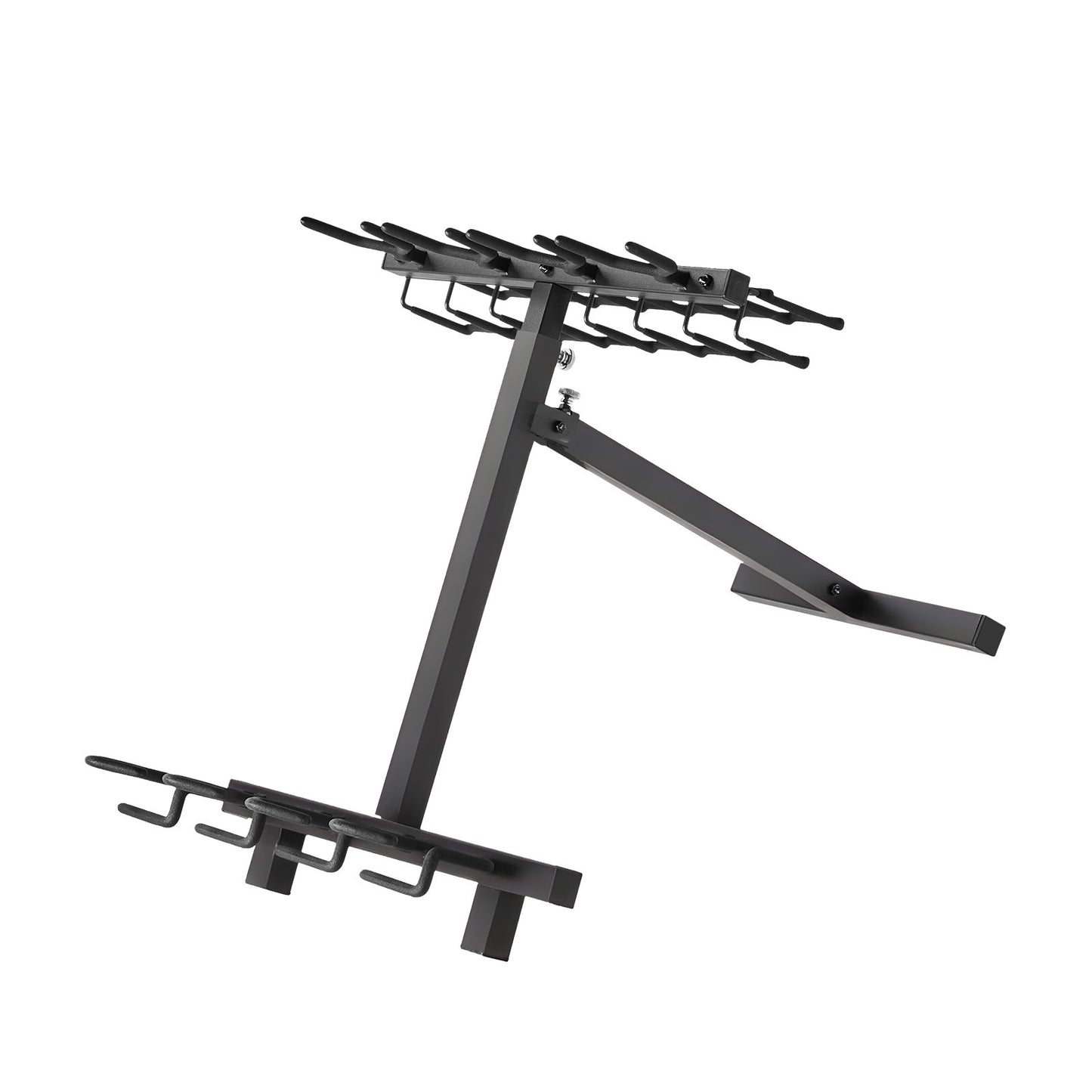 Gun Rack, Portable, Folding Heavy Duty Steel Rifle Shotgun Rack Stand, Freestanding Indoor Outdoor Gun Display Storage, Holds Up to 7 Pistols and 4 Rifles or Shotguns, for Shooting Hunting Range