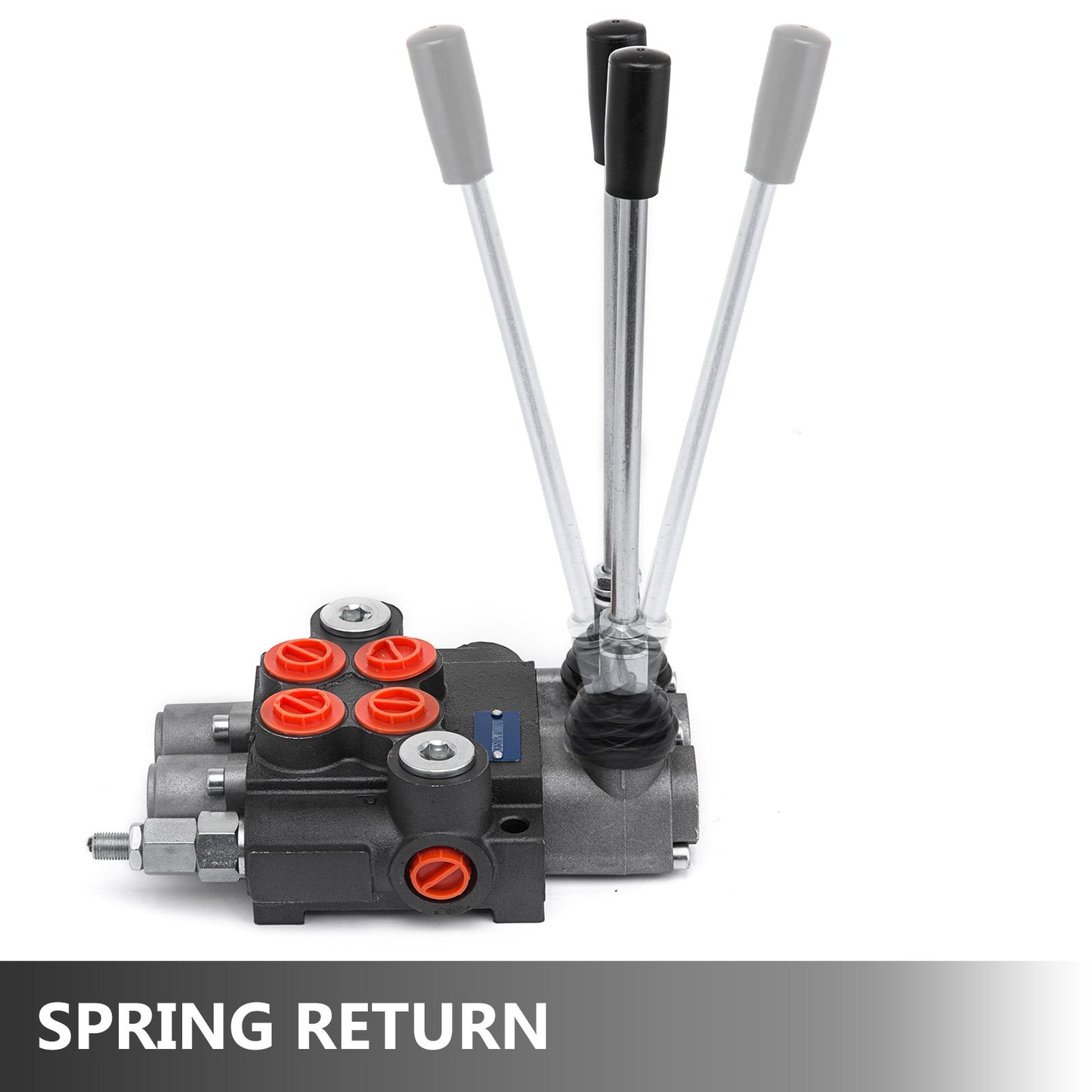VEVOR Hydraulic Valve 2 Spool Hydraulic Directional Control Valve 11gpm Hydraulic