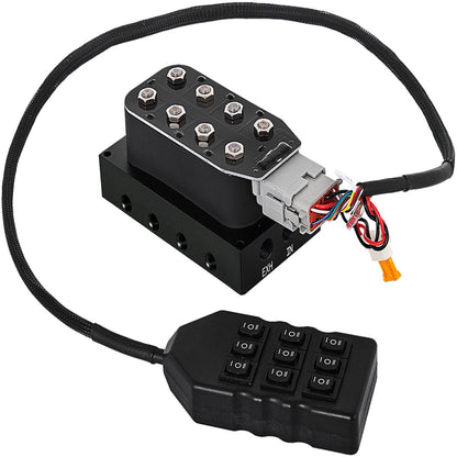 AirRide Suspension Control Kit with Solenoid Valve Manifold and Wiring Harness