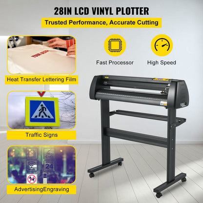 720 mm Vinyl Cutter with Stand - High Efficiency Cutting Plotter Bundle Kit