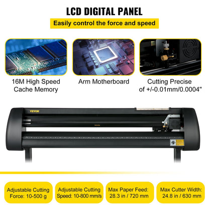 720 mm Vinyl Cutter with Stand - High Efficiency Cutting Plotter Bundle Kit