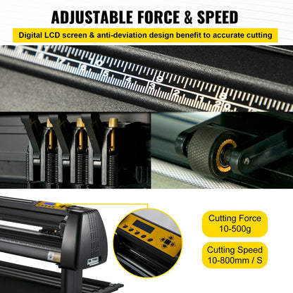 720 mm Vinyl Cutter with Stand - High Efficiency Cutting Plotter Bundle Kit
