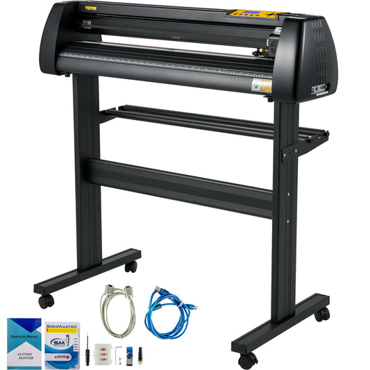 VEVOR Vinyl Cutter Machine,  87cm Paper Feed Cutting Plotter Bundle, Adjustable