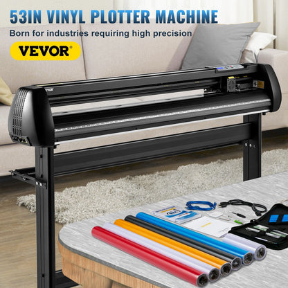 53-Inch Vinyl Cutter Plotter with SignMaster Software Bundle, 22 kg, 1350 mm Feed