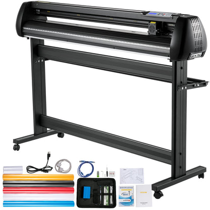 VEVOR Vinyl Cutter Machine Cutting Plotter 53in SignMaster Decal Maker Bundle