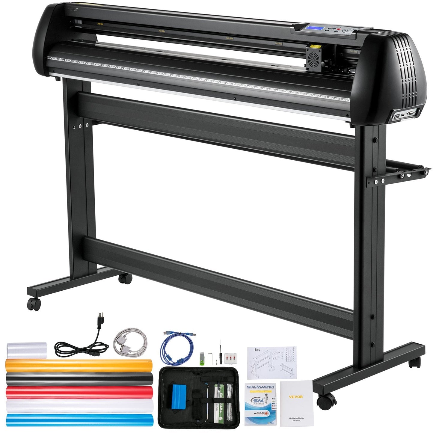 53-Inch Vinyl Cutter Plotter with SignMaster Software Bundle, 22 kg, 1350 mm Feed