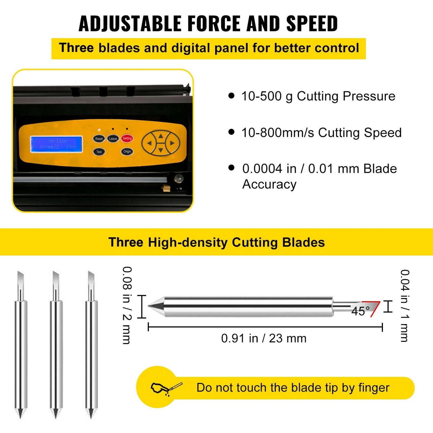 Vinyl Cutter Plotter Bundle with SignMaster and Stand, 0.72m Cutting Width