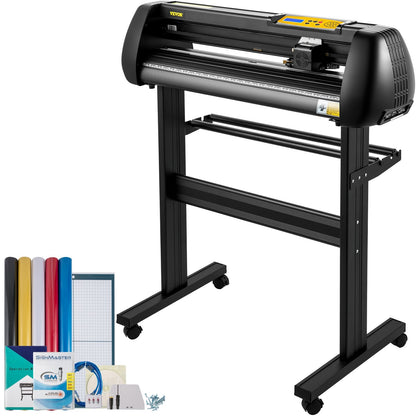 Vinyl Cutter Plotter Bundle with SignMaster and Stand, 0.72m Cutting Width