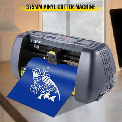 375mm Vinyl Cutter Plotter with LCD Display, USB & Serial Ports, 0.01mm Accuracy