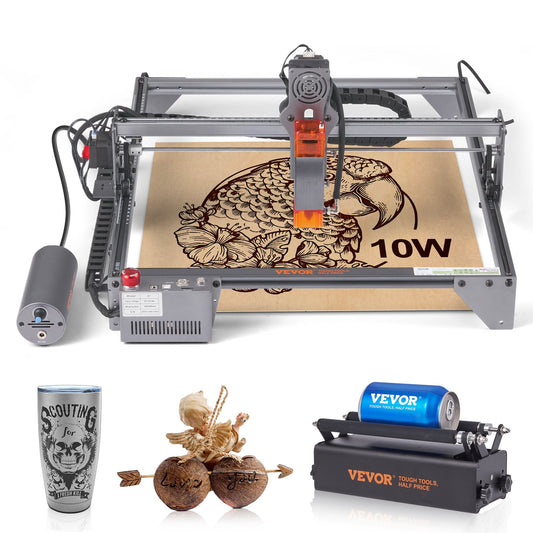 VEVOR Laser Engraver, 10W Output Laser Engraving Machine, 15.7" x 15.7" Large Working