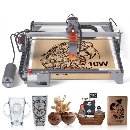 VEVOR Laser Engraver, 10W Output Laser Engraving Machine, 15.7" x 15.7" Large Working
