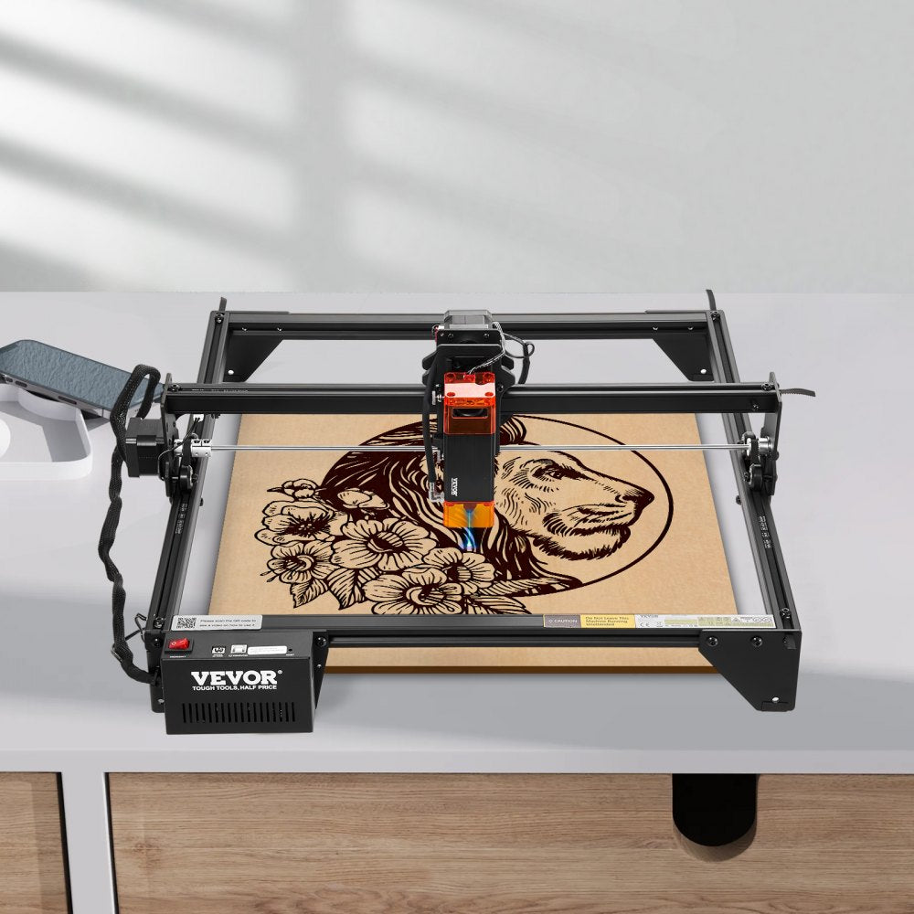 VEVOR Laser Engraver Laser Engraving Machine 5W Compressed Spot Eye Protection
