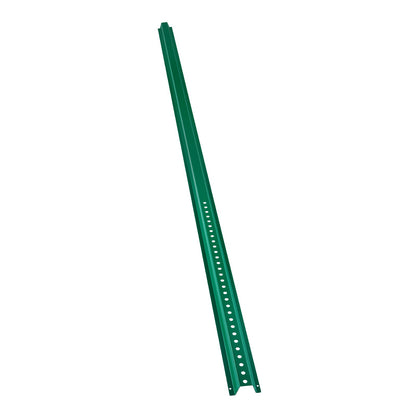 8FT U-Channel Sign Post, 4Pack Green Heavy Duty Steel Fixed Fence Post, Steel Fence U-Channel Sign for Garden, Courtyard, Farm or Traffic Intersection