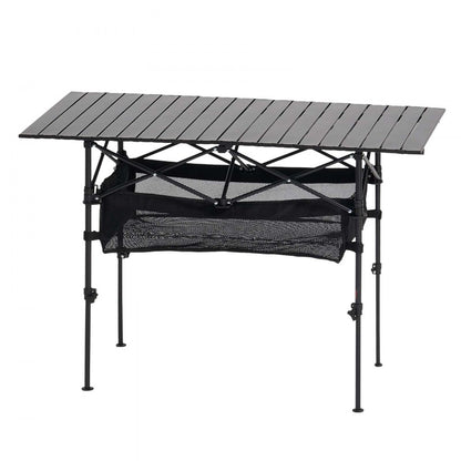 Folding Portable Camping Table Aluminum Outdoor Picnic Table Storage Bag,1200 x 550 x 500 mm