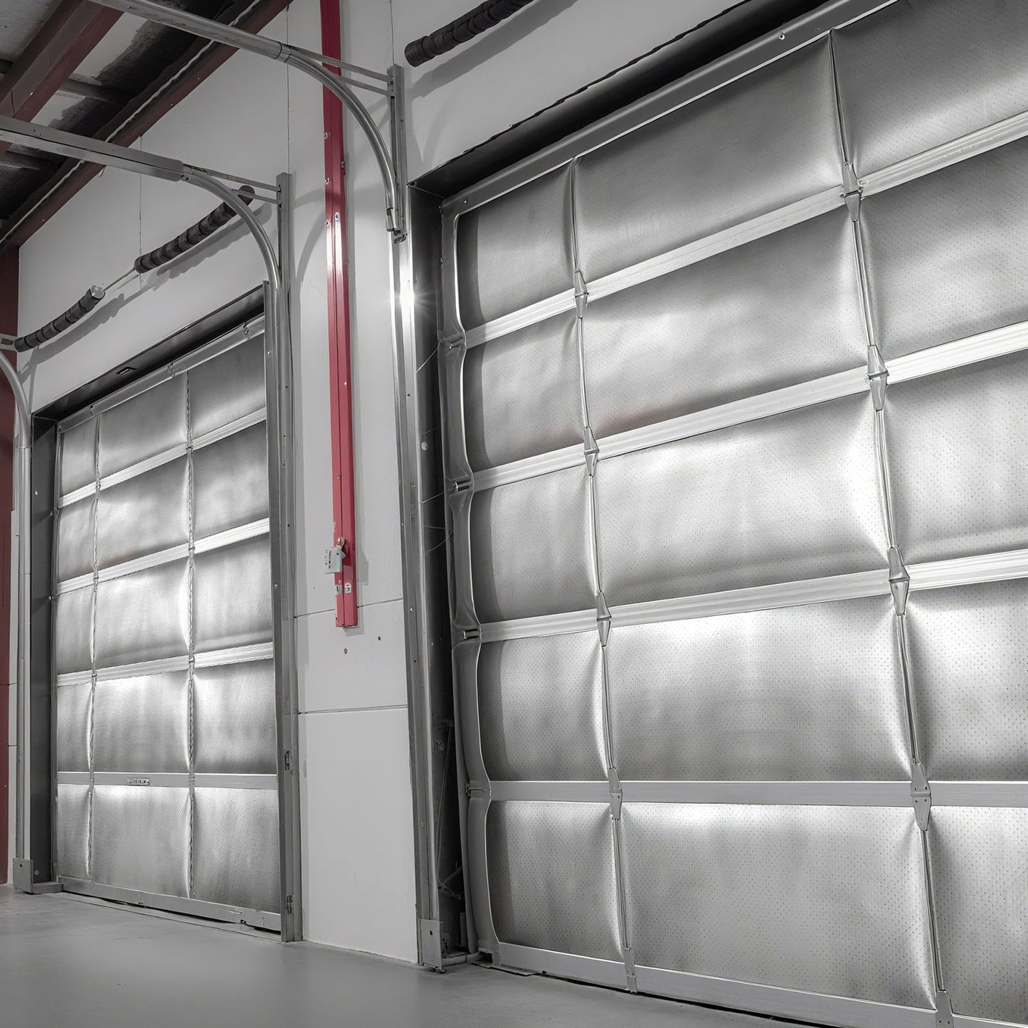 Double Reflective Insulation Roll, Perforated Woven Fabric Radiant Barrier, 0.15mm 76.2m x 1.22m, Double-Sided Aluminum Foil Heat Reflective Shield, Thermal Insulation Roll for Window RV Roof