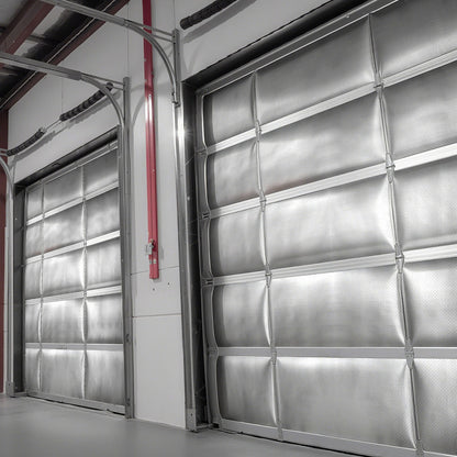 Double Reflective Insulation Roll, Perforated Woven Fabric Radiant Barrier, 0.15mm 76.2m x 1.22m, Double-Sided Aluminum Foil Heat Reflective Shield, Thermal Insulation Roll for Window RV Roof