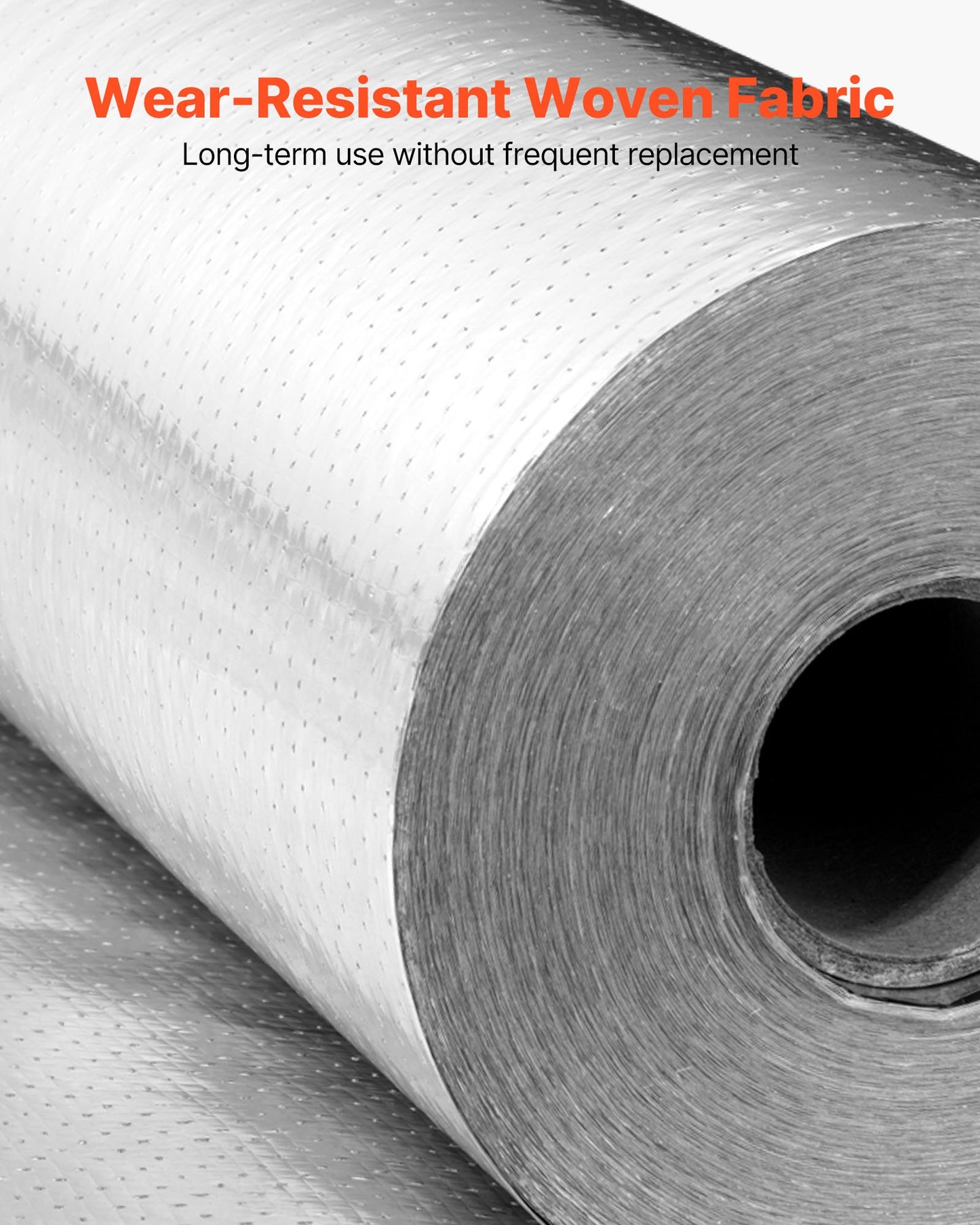 Double Reflective Insulation Roll, Perforated Woven Fabric Radiant Barrier, 0.15mm 38.1 m x 1.22 m, Double-Sided Aluminum Foil Heat Reflective Shield, Thermal Insulation Roll for Window RV Roof