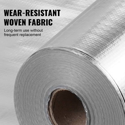 Double Reflective Radiant Barrier Insulation Roll, 76200mm x 1220mm, Silver