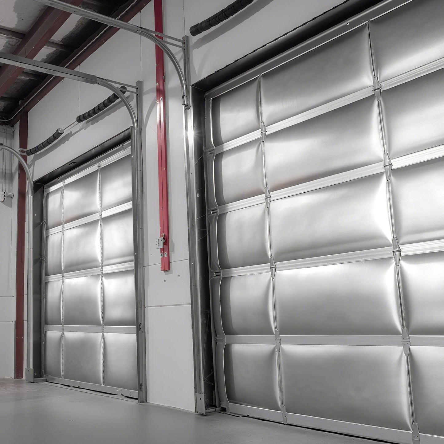 Double Reflective Insulation Roll, Non-Perforated Woven Fabric Radiant Barrier, 0.15mm 38.1m x 1.22m, Double-Sided Aluminum Foil Heat Reflective Shield, Thermal Insulation Roll for Window Roof