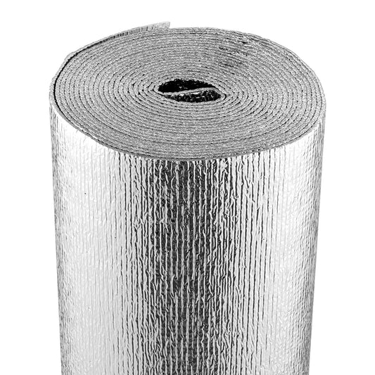 VEVOR Double Reflective Insulation Roll Foam Core Radiant Barrier 300 x 48 Inch/