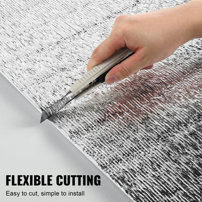 Double Reflective Foam Core Radiant Barrier, 15.24 x 0.6M, Silver, 1 kg