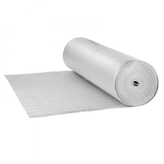 VEVOR Double Reflective Insulation Roll Foam Core Radiant Barrier 600 x 48 Inch / 15.24 x 1.2M