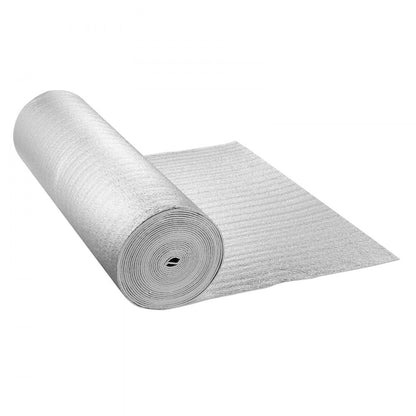 VEVOR Double Reflective Insulation Roll Foam Core Radiant Barrier 600 x 48 Inch / 15.24 x 1.2M