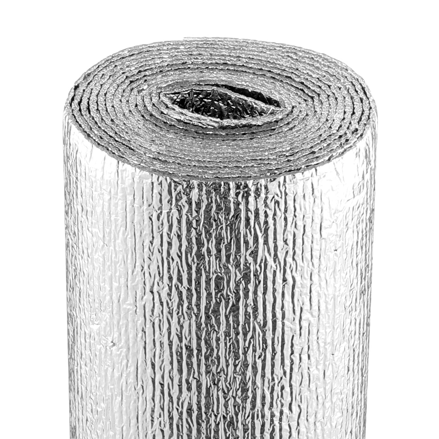 Double Reflective Insulation Roll, Foam Core Radiant Barrier, 3 x 1.2M, Silver