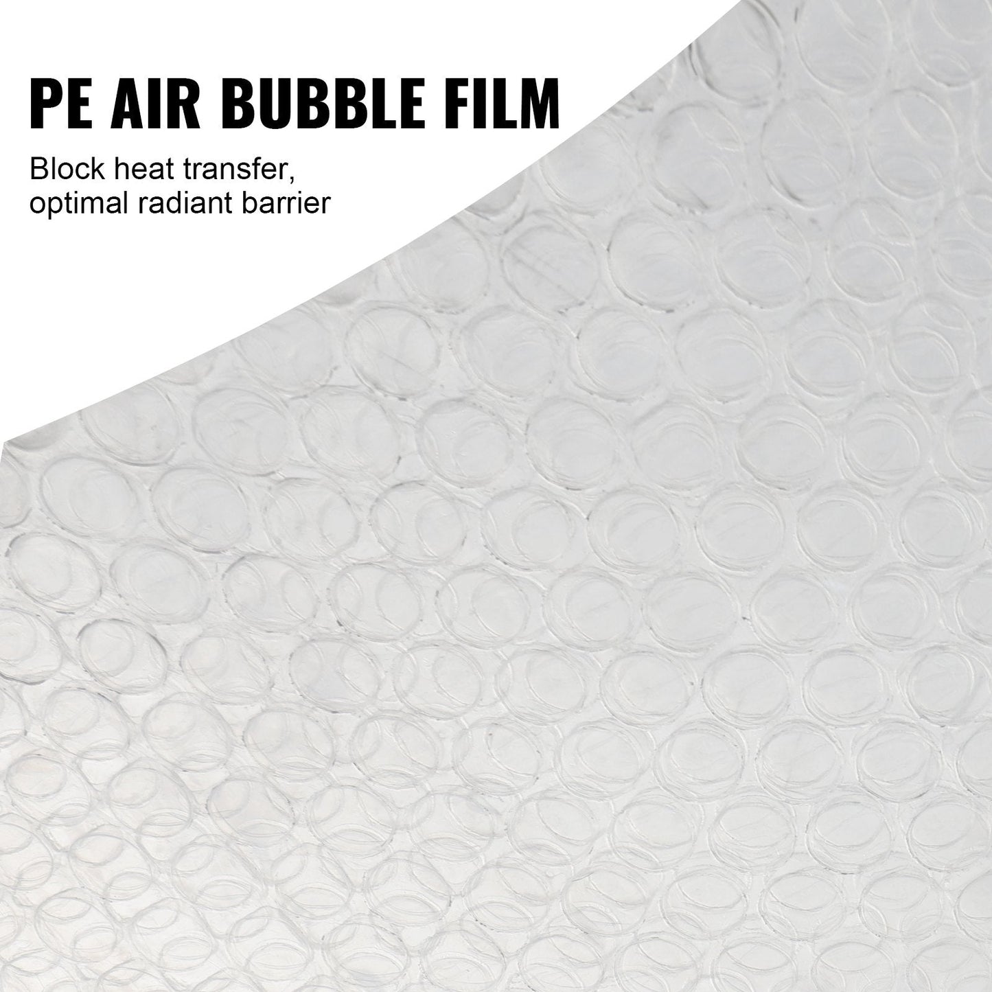 Double Reflective Insulation Roll - 3.05m x 1.22m Radiant Barrier Silver Film