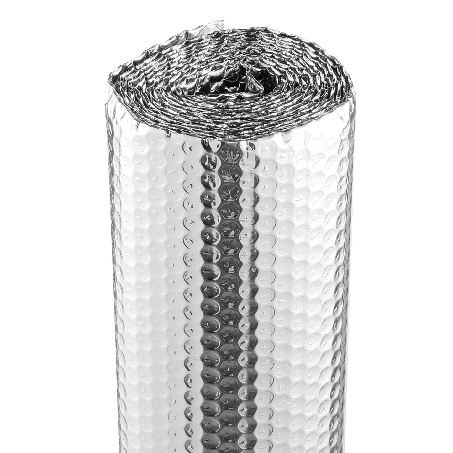 Double Reflective Insulation Roll - 3.05m x 1.22m Radiant Barrier Silver Film