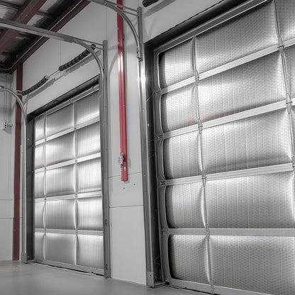 Reflective Insulation Roll, Double-Layer Air Bubble Radiant Barrier, 6mm 30.48 m x 1.22 m, Aluminum Foil White PE Film Heat Reflective Shield, Thermal Insulation Roll for Garage Door Window RV Roofs