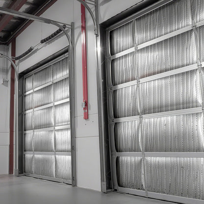Double Reflective Insulation Roll, Double-Sided Aluminum Foil Radiant Barrier, 6mm 30.48 m x 1.22 m, Dual-Layer Air Bubble Heat Reflective Shield, Thermal Insulation Roll for Garage Door Window RV Roofs