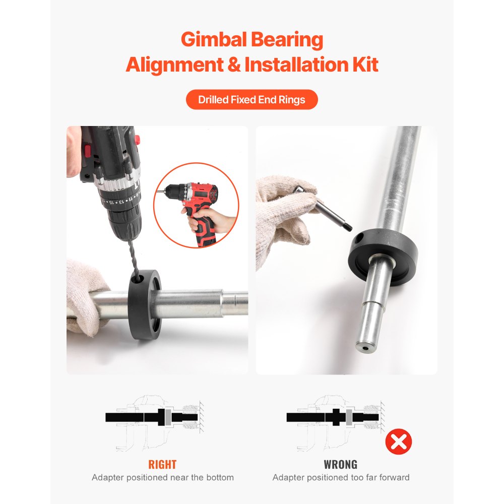 Alignment Tool Gimbal Bearing Puller Installer for Mercruisers OMC Volvo
