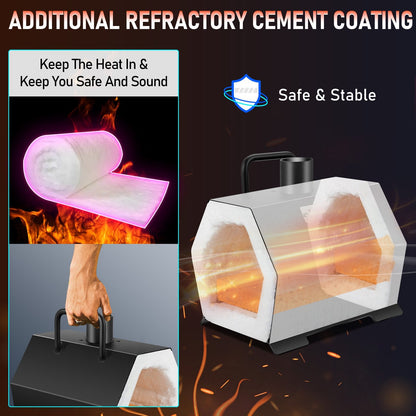 Portable Propane Forge with Single Burner for Tool & Knife Making, Large Capacity