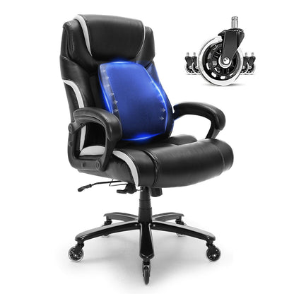 Heavy Duty Ergonomic Office Chair with Adjustable Lumbar Support for Big & Tall Users