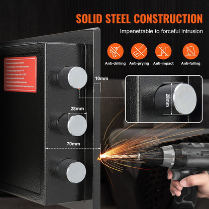 1.7 Cubic Meter Safe with Drop Slot, Electronic Lock & Auto-Alarm System
