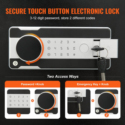 1.7 Cubic Meter Safe with Drop Slot, Electronic Lock & Auto-Alarm System