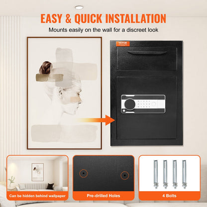 2.5 Cubic Meter Electronic Safe with Drop Slot and Auto-Alarm System