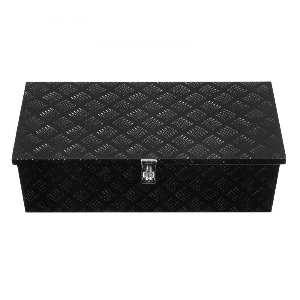 762x330.2x243.84mm Heavy Duty Aluminum Truck Bed Tool Box for Pickup Black