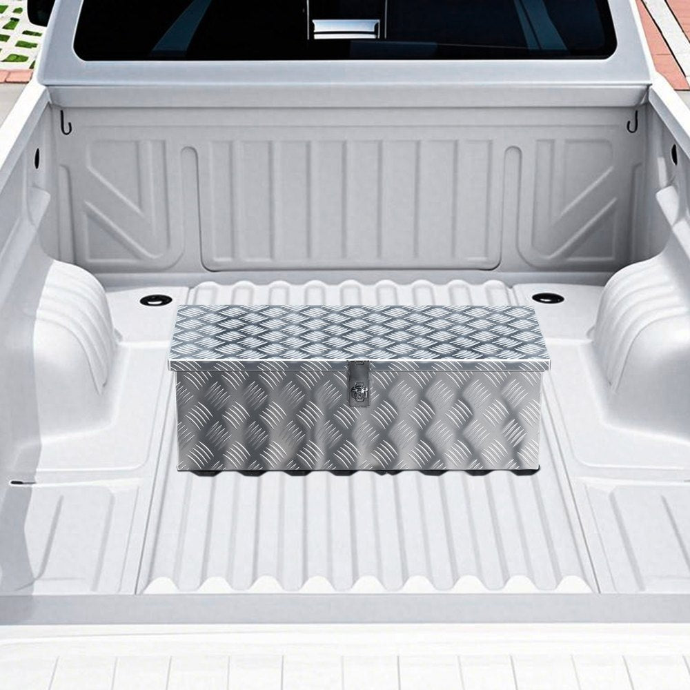 762x330.2x243.84mm Heavy Duty Aluminum Truck Bed Tool Box Pickup Silver