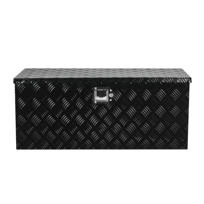 VEVOR 899x370x370mm Heavy Duty Aluminum Truck Bed Tool Box for Pickup Black