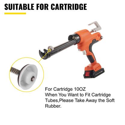 20V Iron Silicone Caulking Gun, 300 ML, Adjustable Speed, 5 kg, Durable Handle