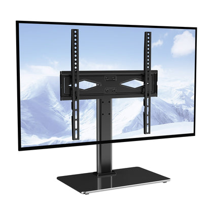 VEVOR TV Stand Mount, Swivel Universal TV Stand for 32 to 55 inch TVs, Height Adjustable