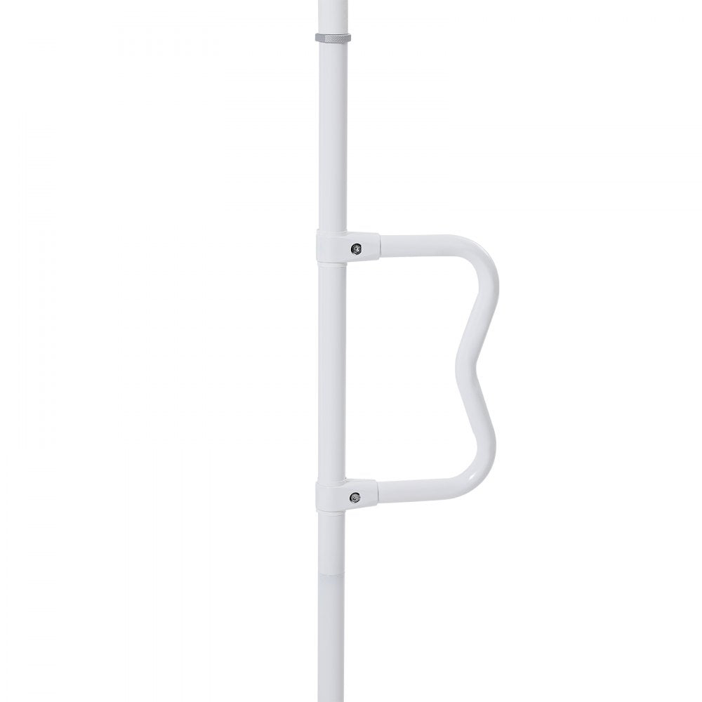 VEVOR Floor-to-Ceiling Transfer Pole 136kg Capacity for 2.14-3.05m Ceiling White