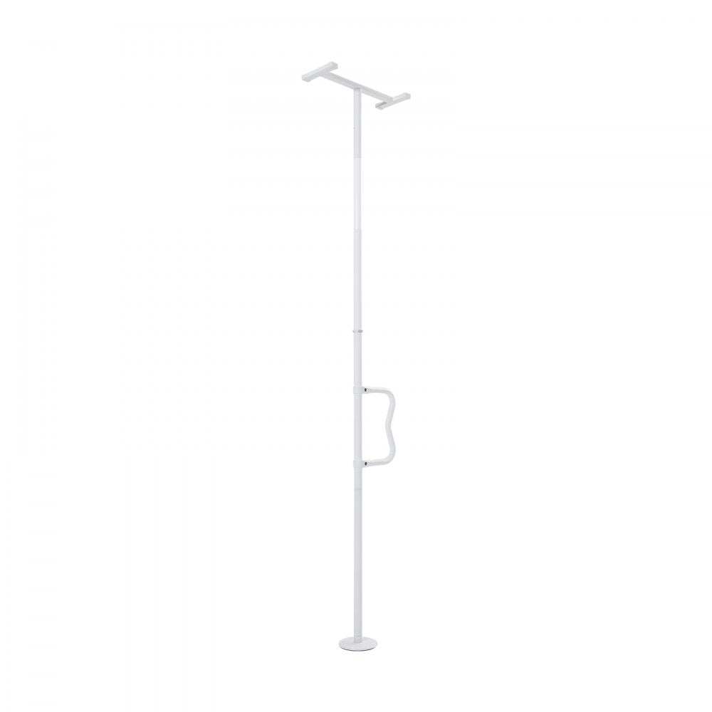 VEVOR Floor-to-Ceiling Transfer Pole 136kg Capacity for 2.14-3.05m Ceiling White