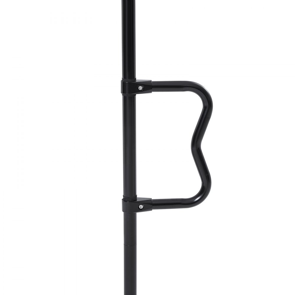 VEVOR Floor-to-Ceiling Transfer Pole 136kg Capacity for 2.14-3.05m Ceiling Black